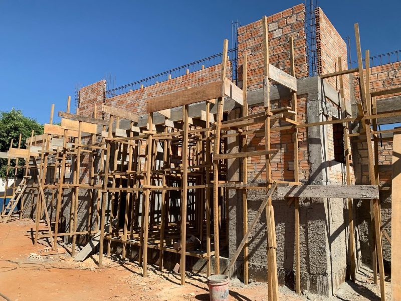 Obra em execução