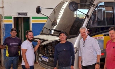 Frota de Ônibus Escolares passa por revisão em Terra Nova do Norte