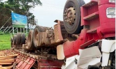 Acidente grave deixa caminhoneiro morto na BR 163