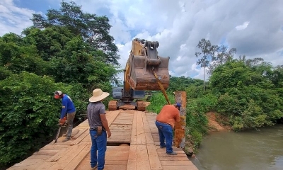 Secretaria reforça Ponte do Rio São João em União do Norte