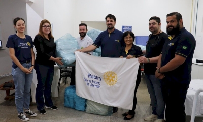 Hospital Regional recebe rouparias doadas pelos Amigos do Rotary