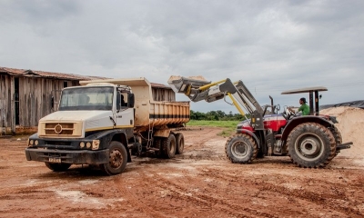 SEDEC Guarantã faz entrega de calcário e fortalece produção rural 