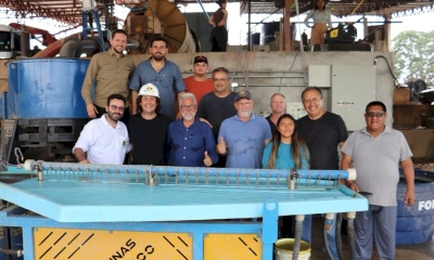 Coogavepe recebe visita do influencer Jeferson Agostinelli, o FalaTchê