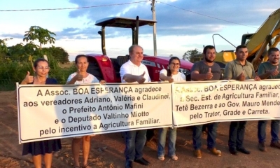 Deputado Valtinho Miotto entrega Patrulha Agrícola para Associação Boa Esperança