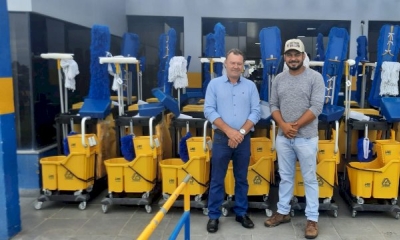 Agentes de Limpeza de NSH recebem equipamentos