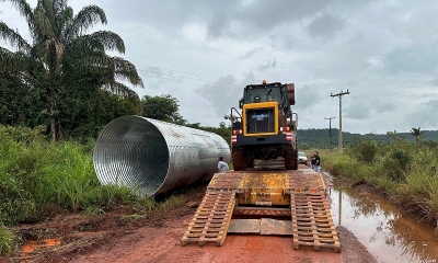 Secretaria de Obras avança na melhoria das estradas do Distrito União do Norte