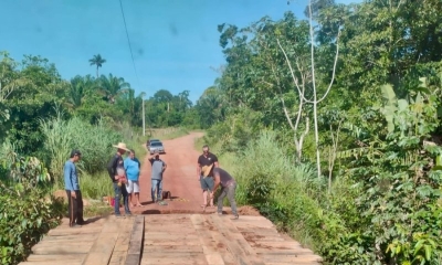 Força-Tarefa de recuperação de estradas em Guarantã do Norte