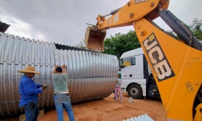 Peixoto implantará Tubos de Aço Corrugado em estradas rurais