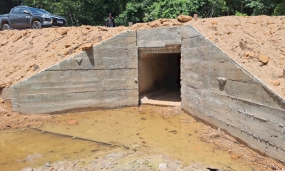 Mais 01 galeria de aduelas concluída no interior de Matupá