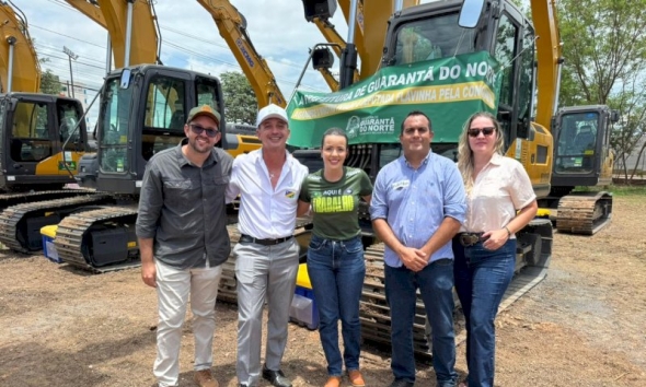 Guarantã recebe maquinários do Governo Federal