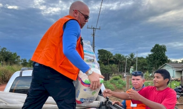 Assistência Social entrega cestas de alimentos nos assentamentos rurais Peixotenses