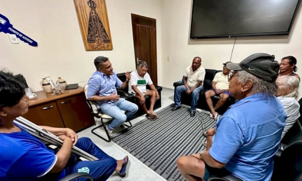 Prefeito Paulistinha recebe Cacique Raoni e reforça compromisso com os povos originários