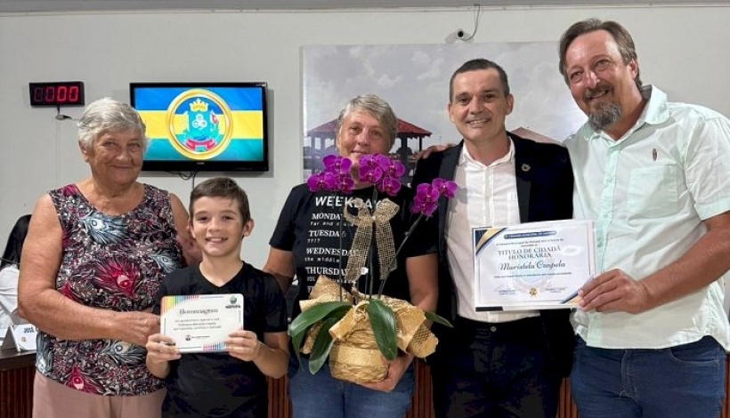 Vereador Silvano concede Título de Cidadã Matupaense a Educadora Maristela Czapela