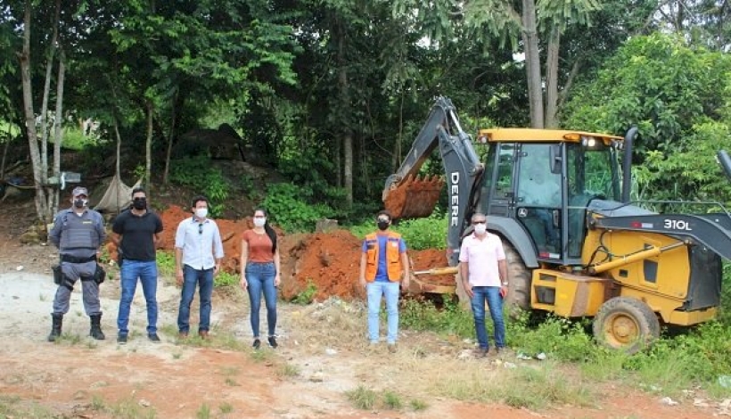 Prefeitura desenvolve ação para coibir invasões do Parque Ecológico Kreen Akarore em Peixoto