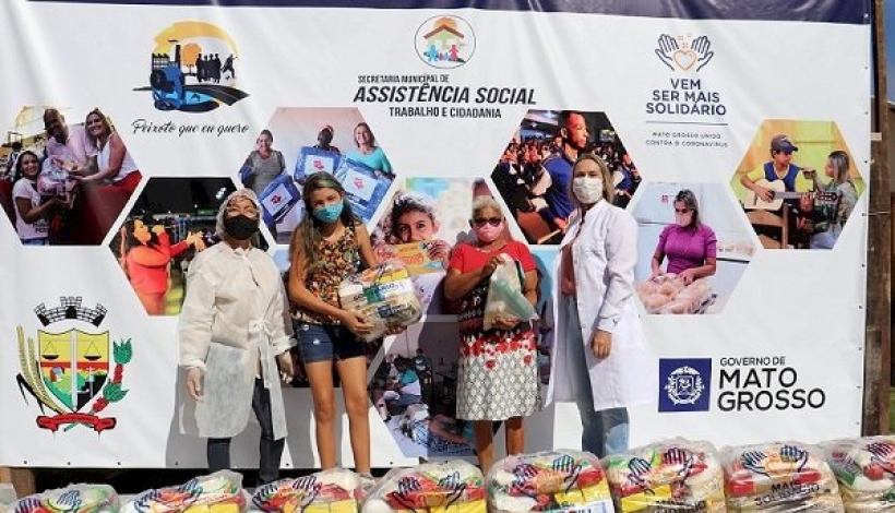 2ª Etapa de Entrega de Cestas Básicas em Peixoto de Azevedo