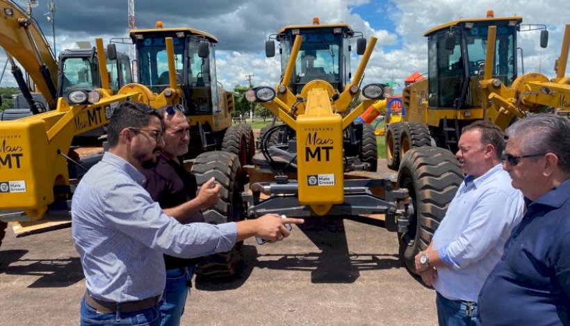 Maquinários do Consórcio Portal da Amazônia atuarão em Nova Santa Helena