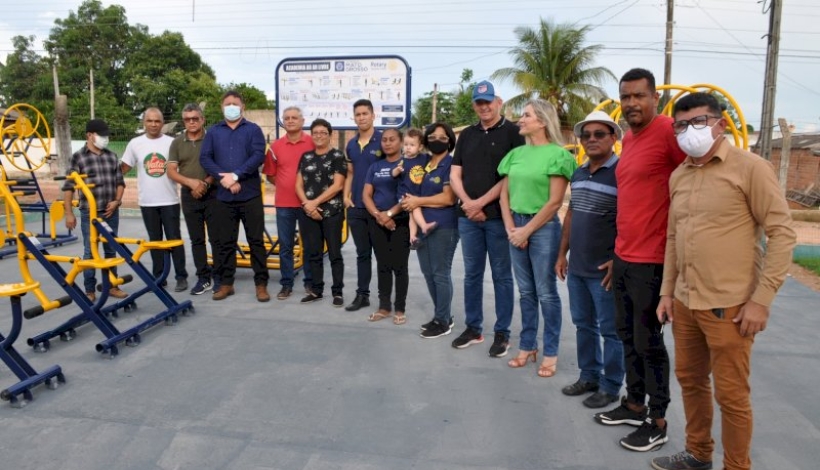 Entregue a Academia ao Ar Livre no Bairro Mãe de Deus