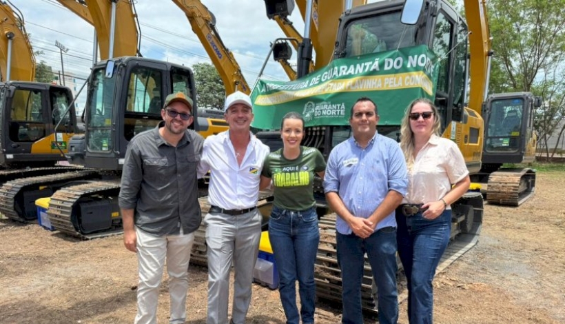 Guarantã recebe maquinários do Governo Federal