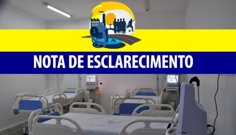 Prefeito emite Nota sobre Leitos de UTI Covid do Hospital Regional
