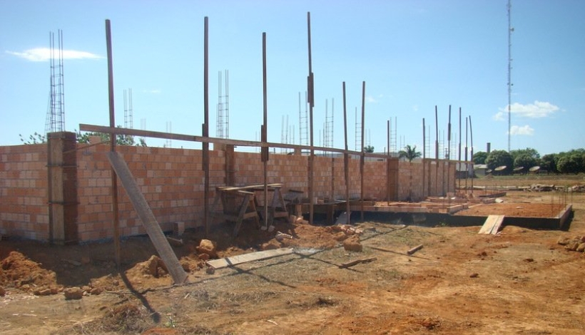 Prosseguem obras de construção da Delegacia de Polícia Civil de Matupá