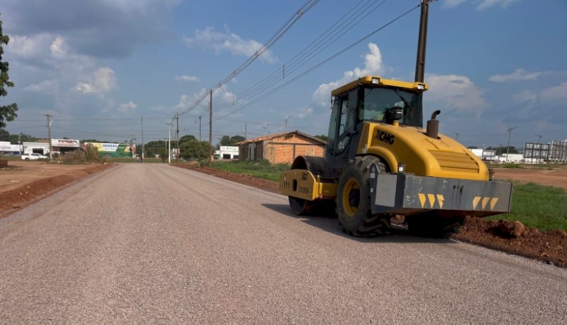 Pavimentação da Rua das Pindaíbas em Guarantã do Norte
