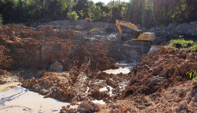 Garimpos Ilegais - Dois foram fechados no Distrito União do Norte