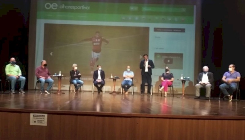 Peixoto participou do encontro estadual de gestores municipais de esporte e lazer