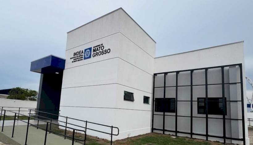 Obra do prédio próprio do Indea-MT em Matupá na fase conclusiva