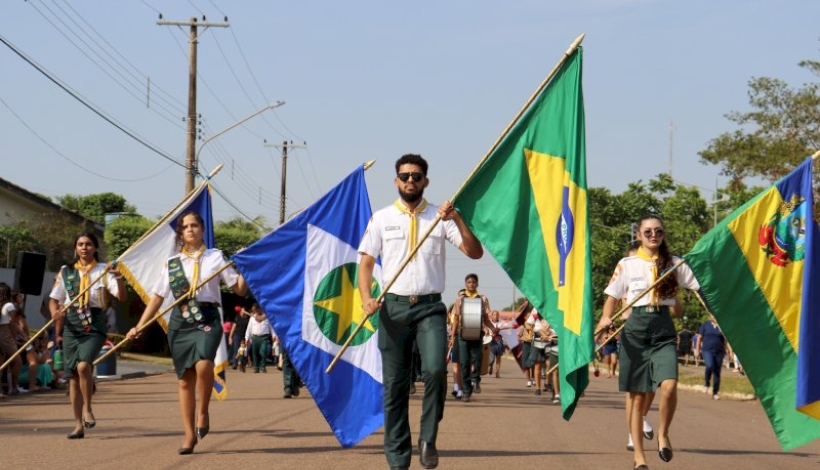 Sucesso o Desfile Cívico de 7 de Setembro em Matupá