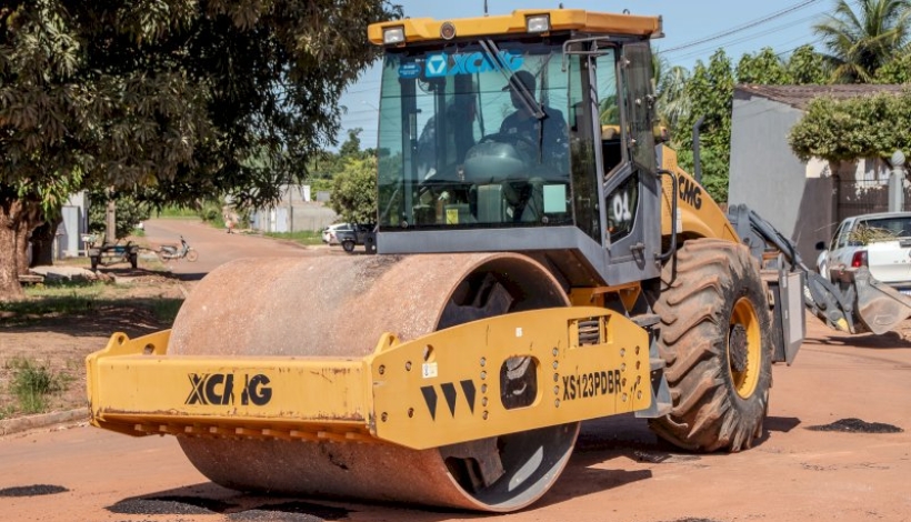 Tapa-Buracos em vias pavimentadas de Guarantã do Norte