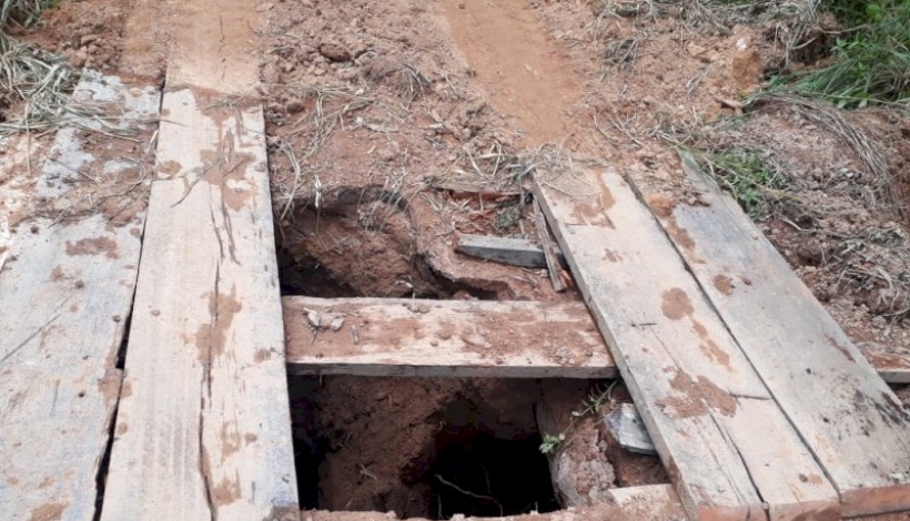 Vereador cobra recuperação emergencial das estradas, pontes e bueiros de Peixoto de Azevedo