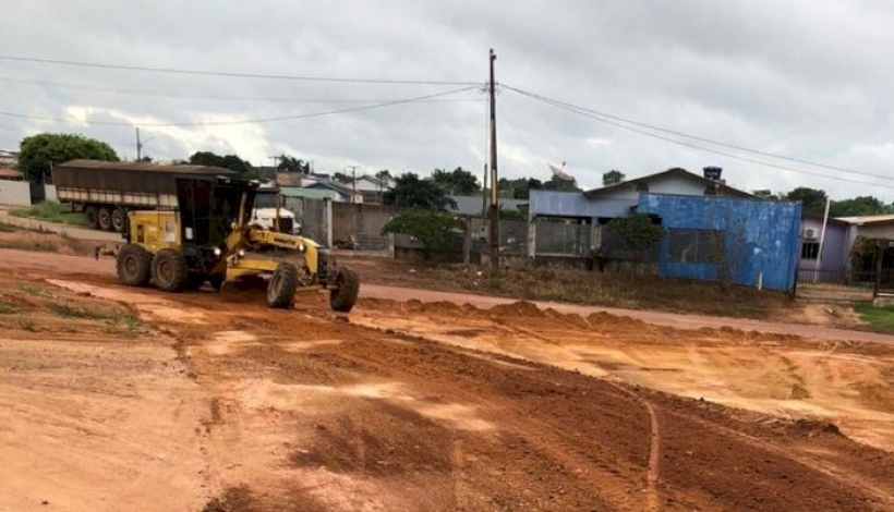 Secretaria promove revitalização de ruas e avenidas de Guarantã do Norte