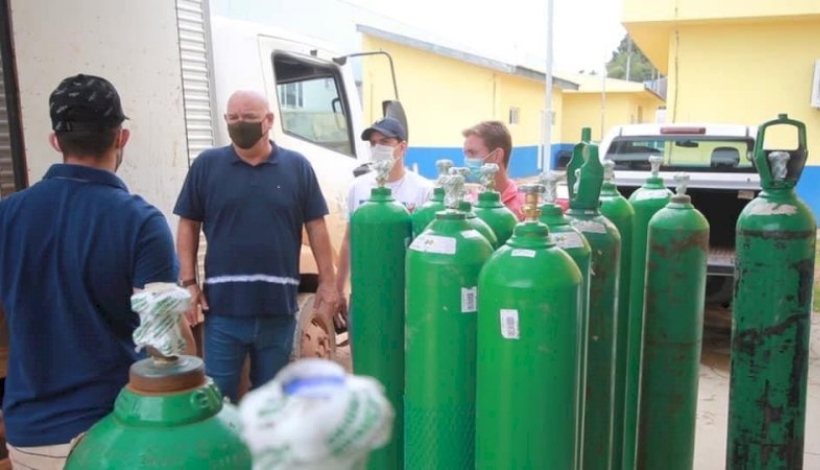 Força Tarefa encabeçada por prefeito eleva estoque de Oxigênio Medicinal do HR