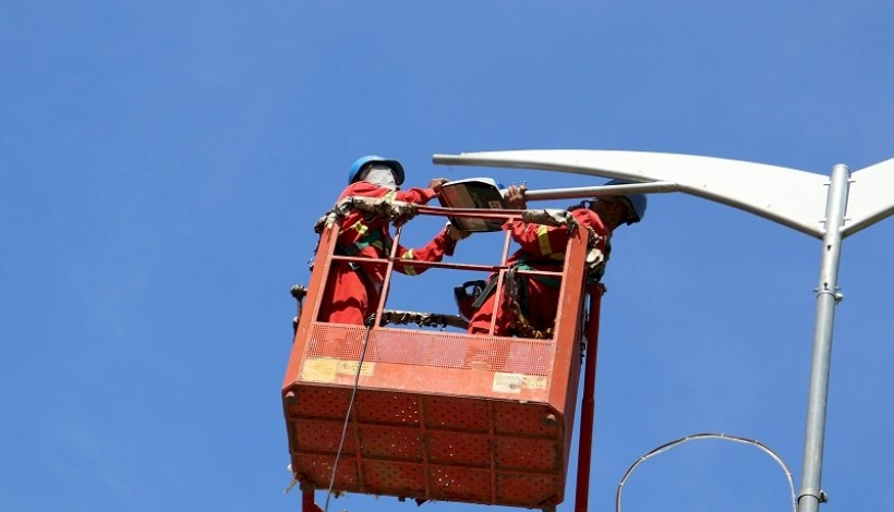 Empreiteira recebe ordem de paralização das obras de Iluminação de LED em Matupá