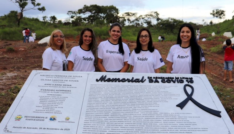 Inaugurado Memorial em Homenagem as Vítimas da COVID-19