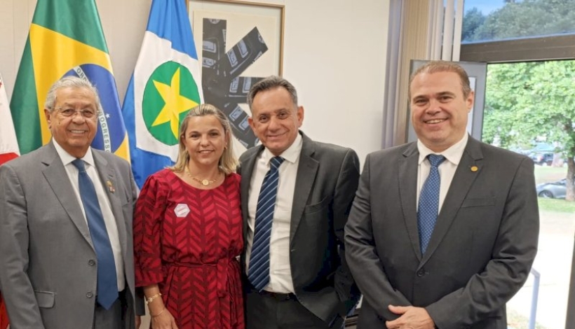 Senador Jayme Campos deverá atender pleitos da Vereadora Dra Andreia Varea