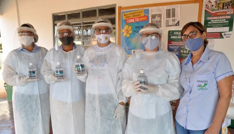 Técnicos dos Programas Assistenciais recebem EPIs em Matupá