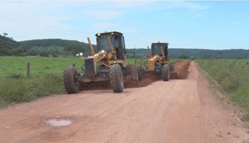 Secretaria garante infraestrutura nas estradas do interior de Guarantã do Norte