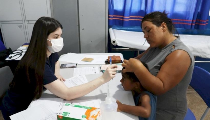 Descentralização da Saúde - Mutirão foi realizado no Bairro Santa Marta