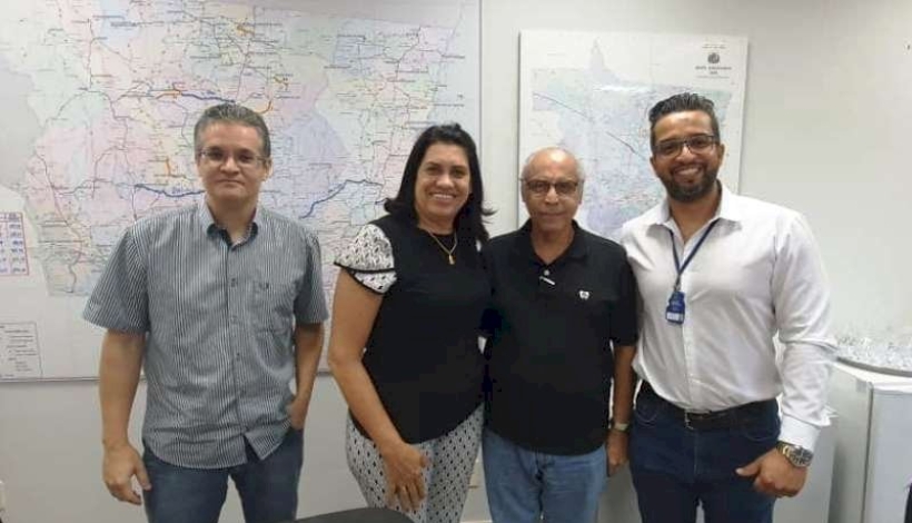 Prefeita Terezinha busca recursos para infraestrutura na SINFRA-MT