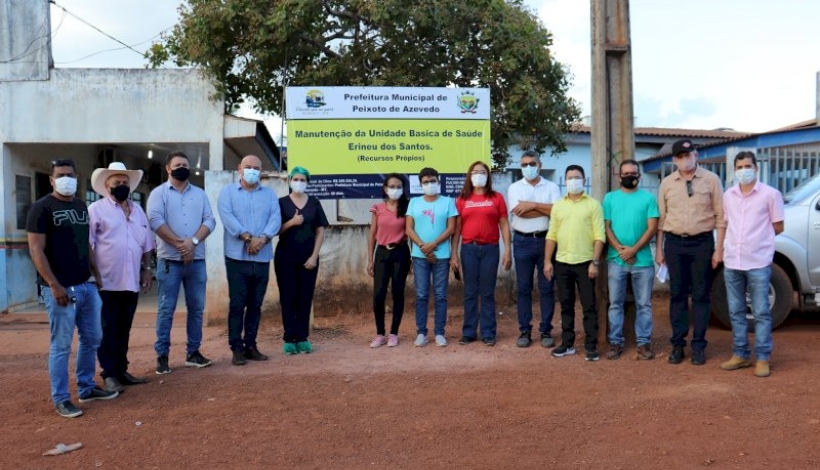 Lançada obra de reforma da UBS Erineu dos Santos em União do Norte