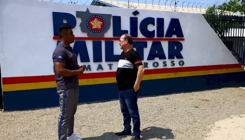 Prédio da 2ª CIA PM de Matupá está sendo revitalizado