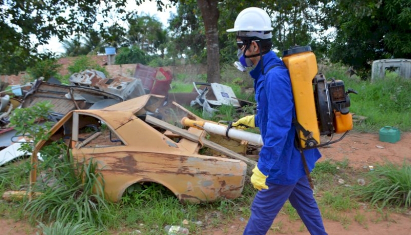 Secretaria de Saúde faz nebulização contra o mosquito aedes aegypti em Matupá