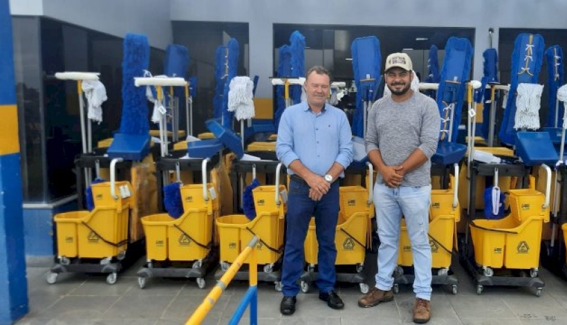 Agentes de Limpeza de NSH recebem equipamentos