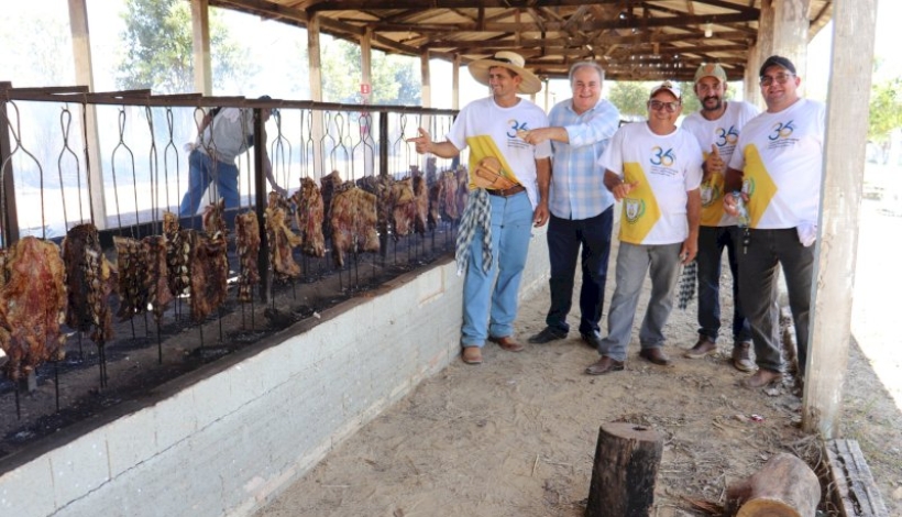 Ex-Prefeito de Matupá Valtinho Miotto prestigia os 36 anos de Nova Canaã
