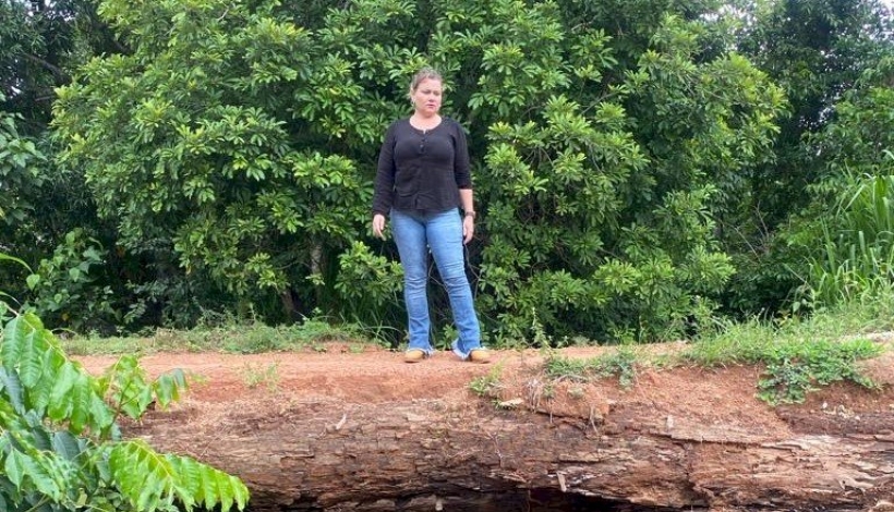 Vereadora Eliege denunciará descaso com estradas rurais ao MPE