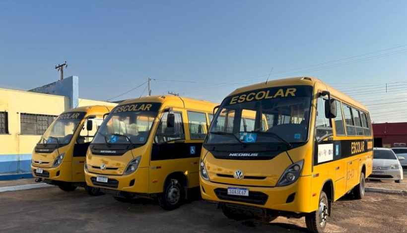Peixoto inicia processo de renovação da Frota do Transporte Escolar