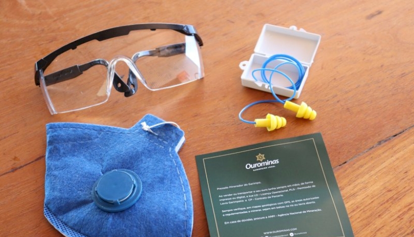 OM DTVM e CAMISBRA distribuem Kits de EPIs a garimpeiros