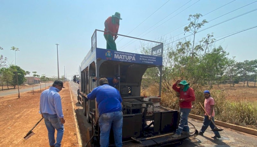Bairros começam a receber Micro Revestimento Asfáltico