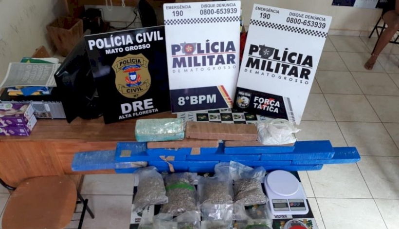 Polícia desarticula quadrilha e prende 7 pessoas com drogas e armas 
